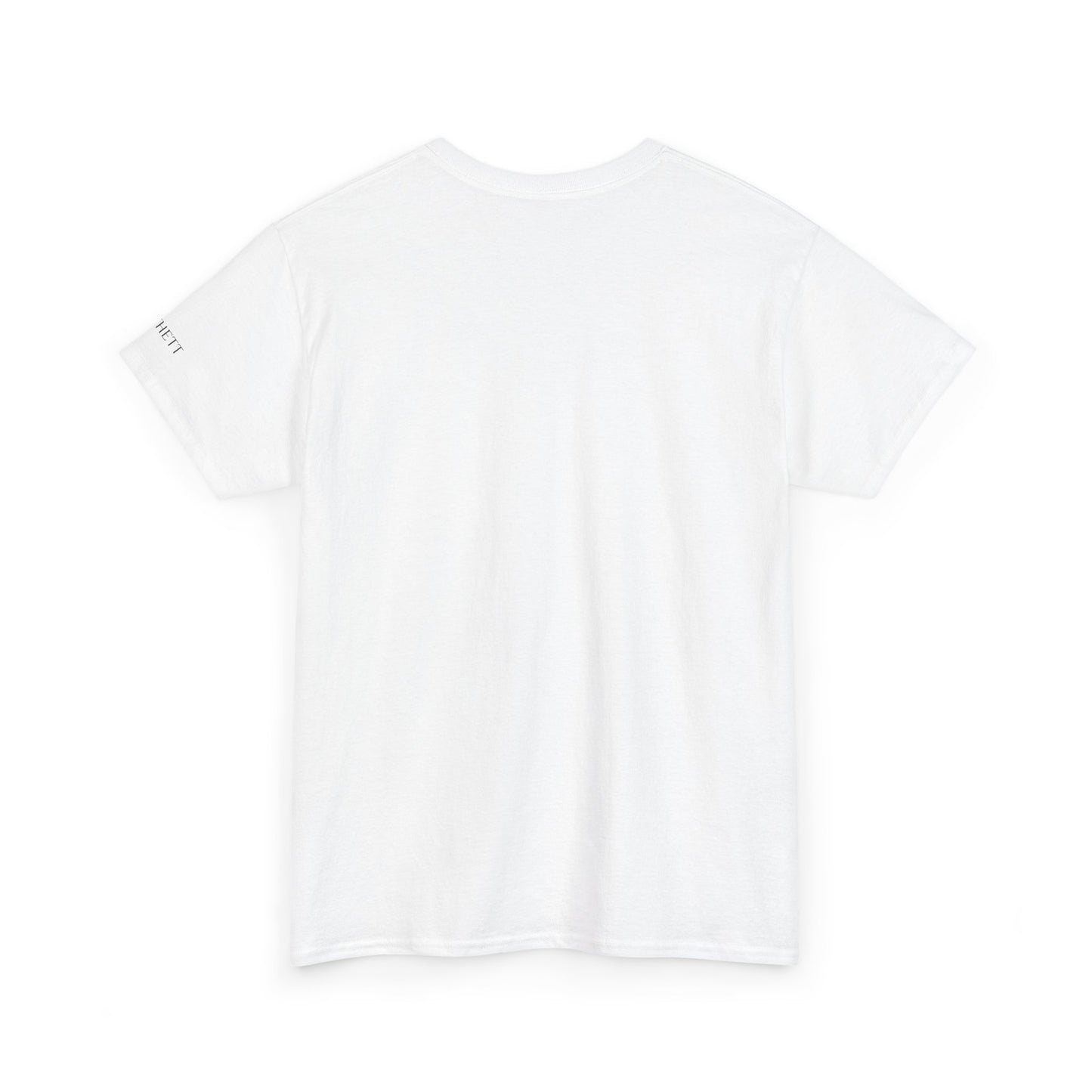 Minimalist White T‑Shirt — "They Say Bad Things About Me But That’s Okay life is short" Text Tee