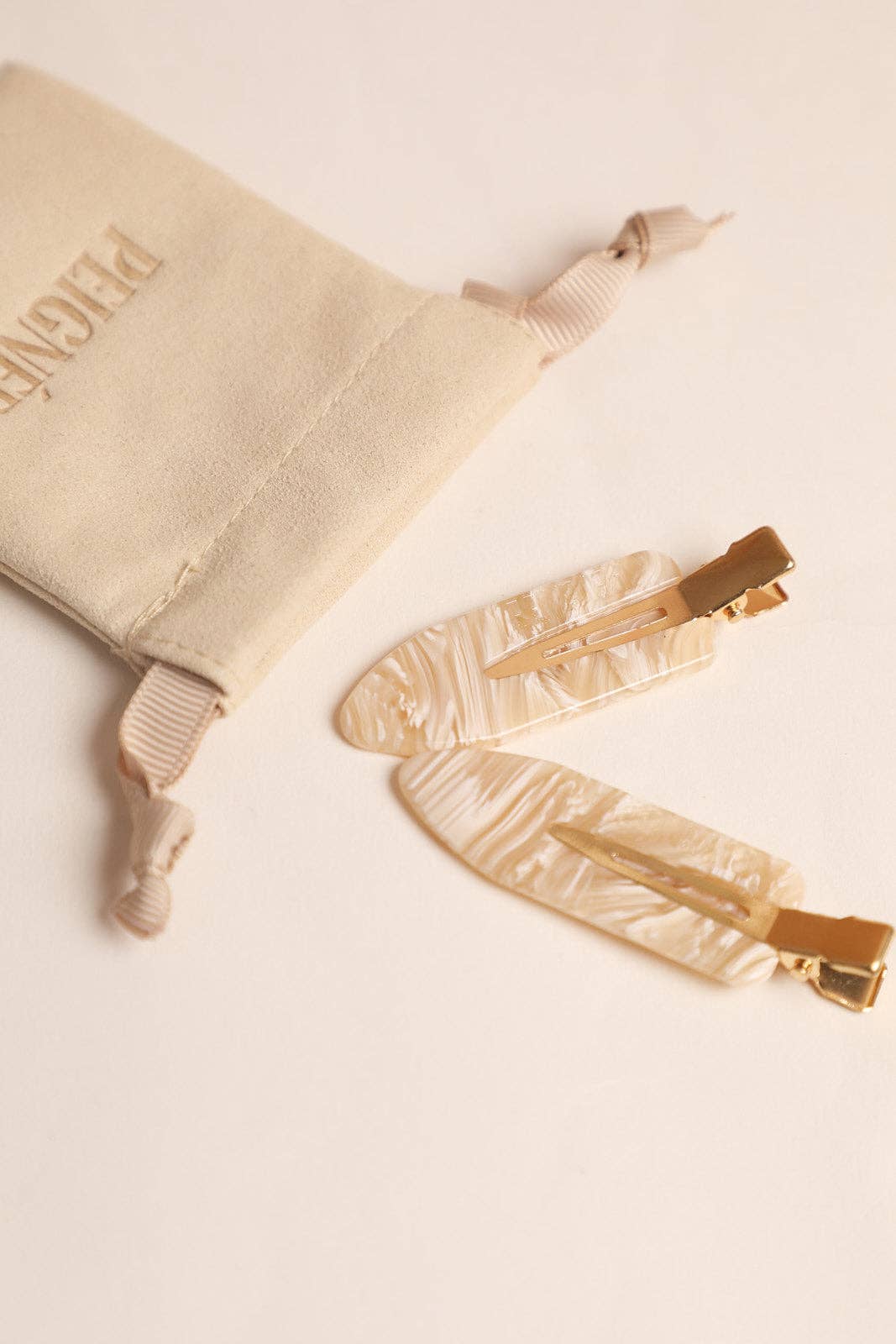 Hair Clips - Feather (Pair)
