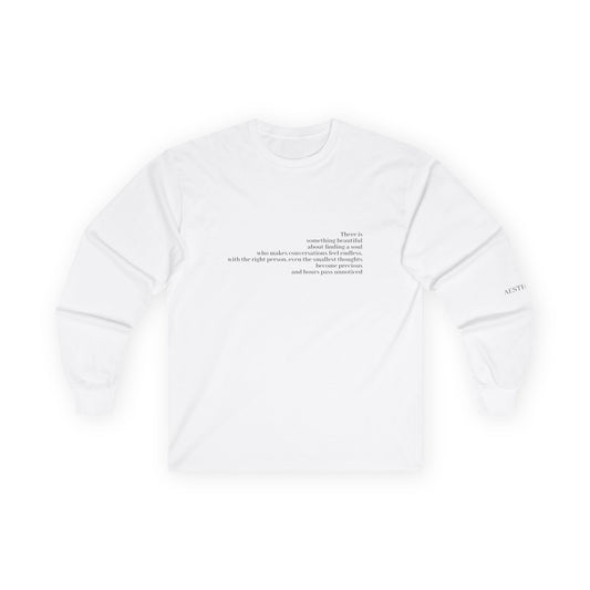 ''there is something beautiful about finding a soul..” Minimalist Cotton Shirt