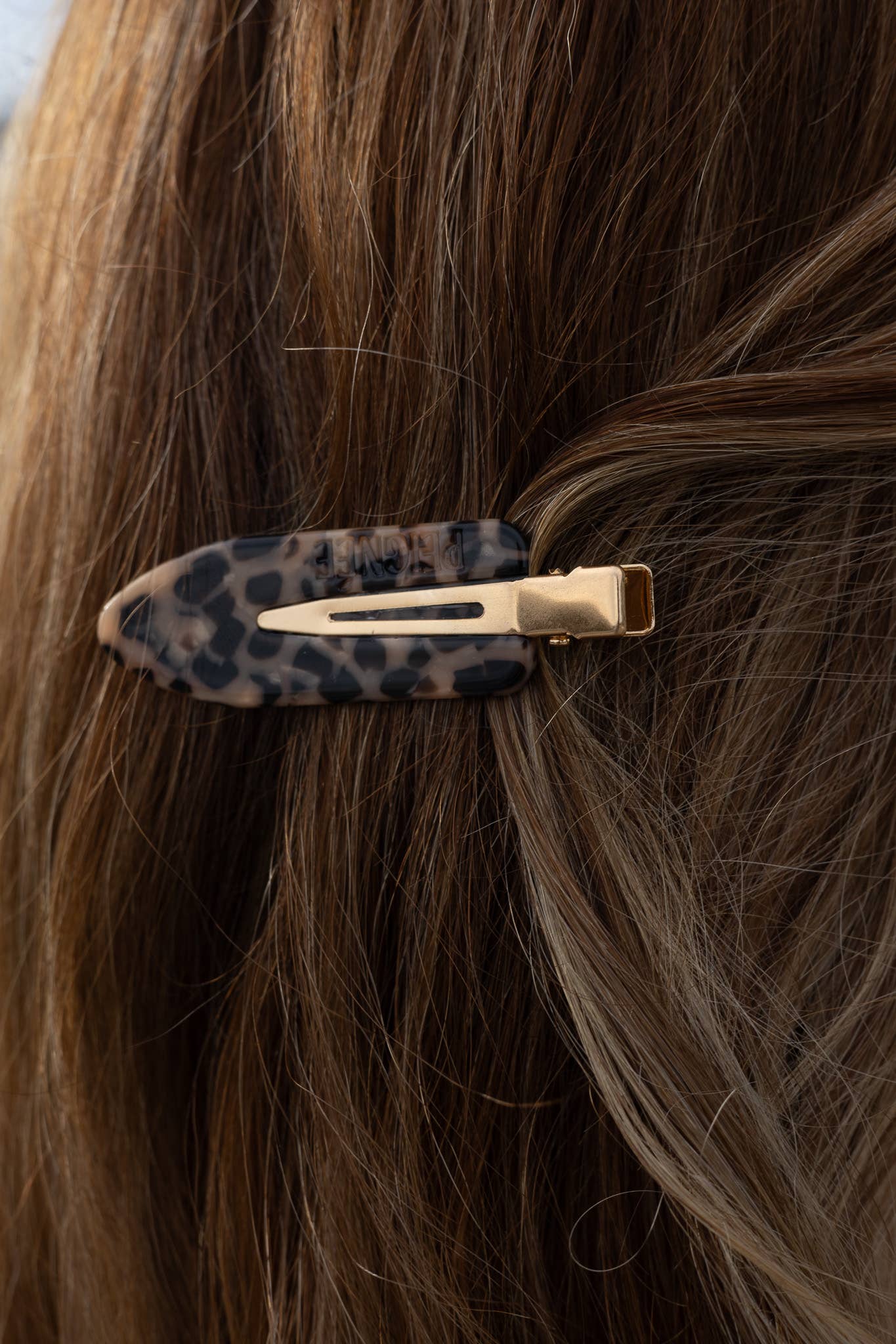 Leopard Hair Clips (pair)
