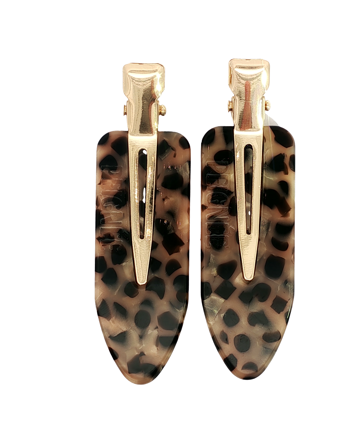 Leopard Hair Clips (pair)