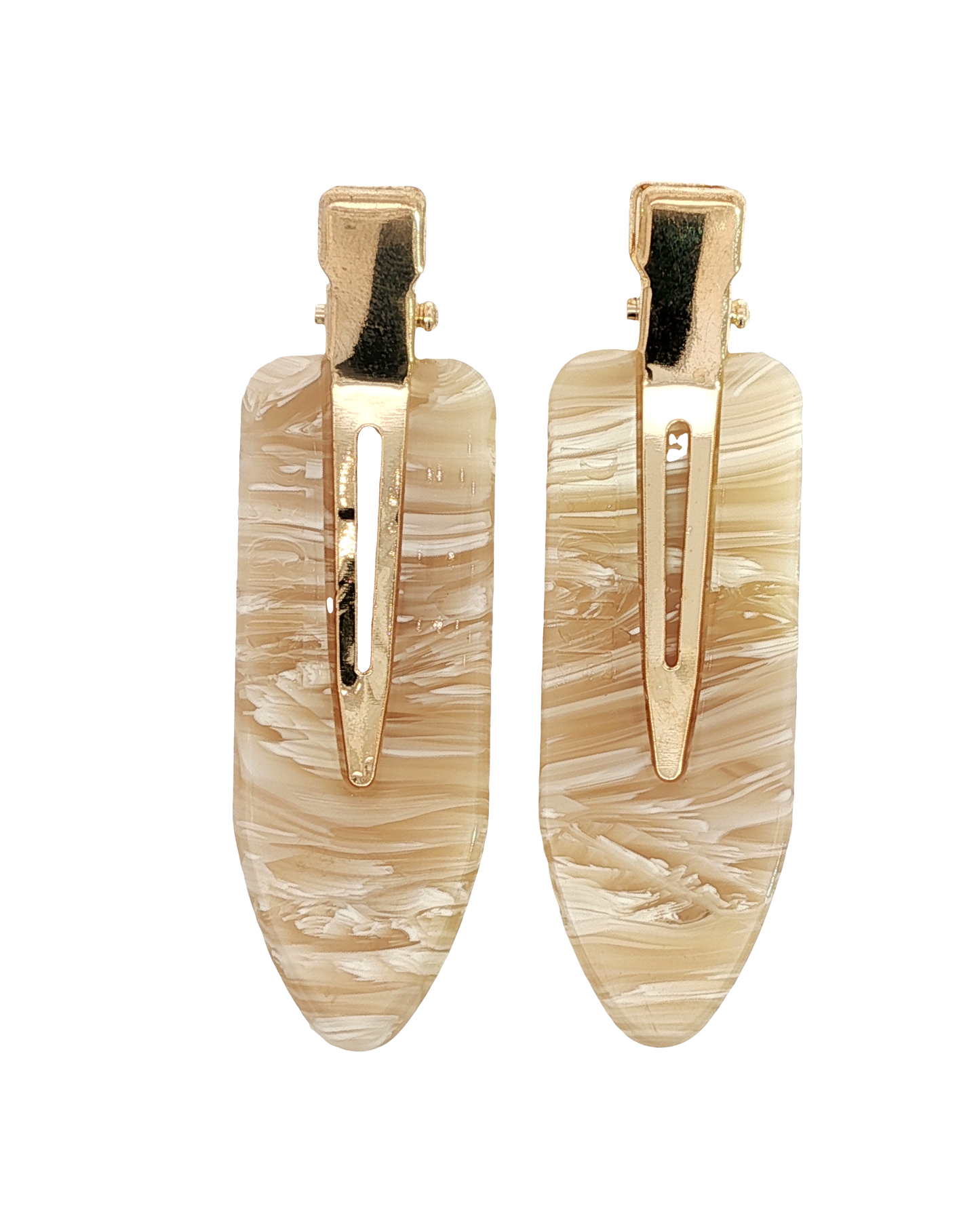Hair Clips - Feather (Pair)